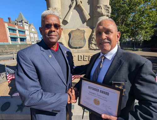 Sheriff Tony Guy, Beaver County, Pennsylvania, Honored with Defender Award for Outstanding Commitment to Uphold the Law