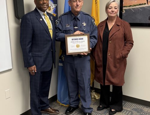 Sheriff Jeff Gahler, Harford County, Maryland, Receives Defender Award